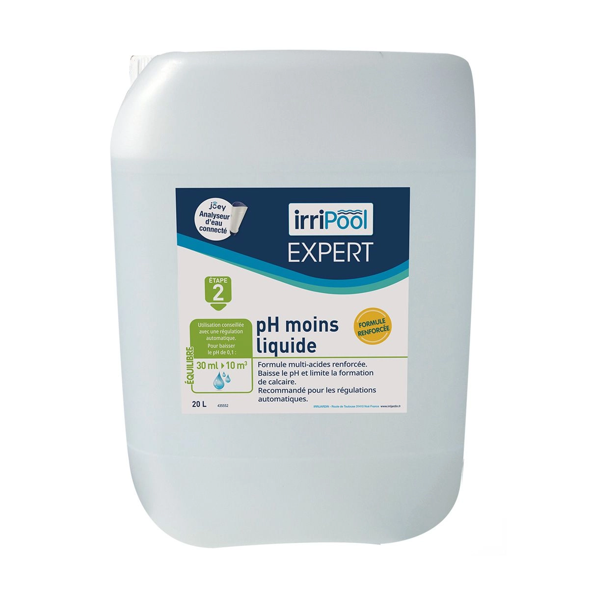 PH Moins Liquide 20 L Expert Irripool 3 PH Moins Liquide 20 L Expert Irripool